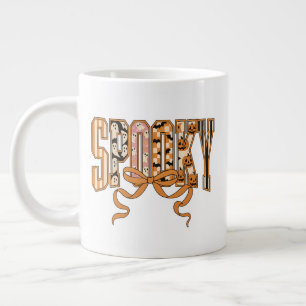 Caneca De Café Grande Estética de Halloween Coquete Assustadora-66166