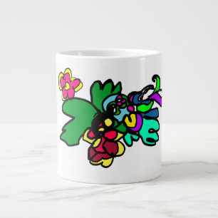 Caneca De Café Grande Estilo beija-flor