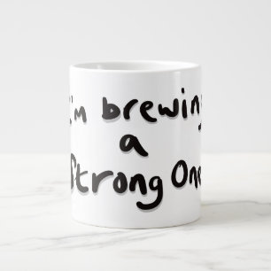Caneca De Café Grande Estou a criar um forte