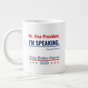 Caneca De Café Grande Estou falando com Kamala Harris Presidente 2024