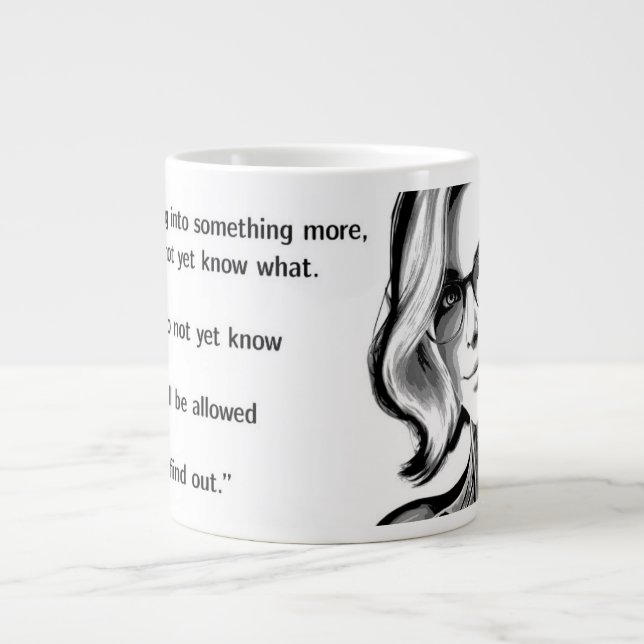 Caneca De Café Grande Estou me tornando (Frente)
