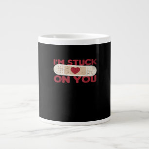 Caneca De Café Grande Estou Preso Em Você Faixa De Curativo De Enfermeir
