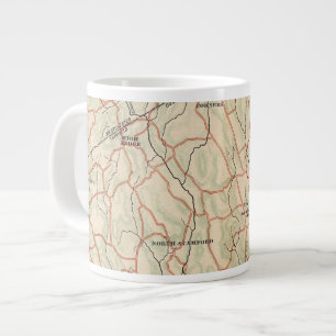 Caneca De Café Grande Estradas de bicicleta em Nova York e Conneticut 5