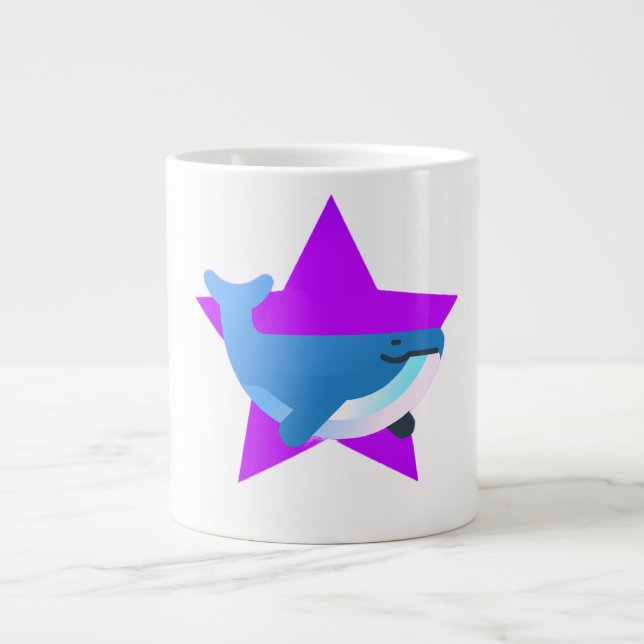 Caneca De Café Grande Estrela, A Baleia, Baleia (Frente)