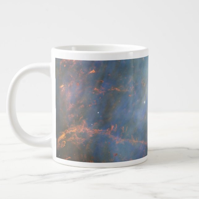 Caneca De Café Grande Estrela Neutrônica Central Na Nebulosa Do Carangue (Esquerda)