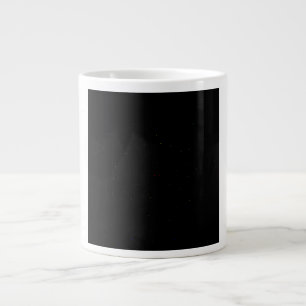 Caneca De Café Grande Estrelas Arco-íris Céu Negro