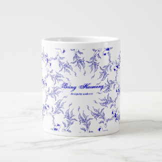 Caneca De Café Grande Eternal Flow Koi Art