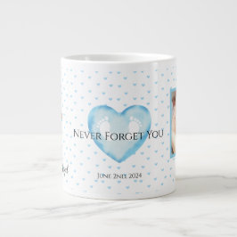 Caneca De Café Grande Eternal Hearts-Angel Baby Memorial Foto Mug 20oz