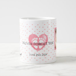 Caneca De Café Grande Eternal Hearts-Angel Baby Memorial Foto Mug 20oz