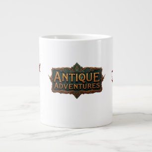 Caneca De Café Grande Eterno de Arte Antigráfico de Aventuras -