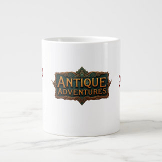 Caneca De Café Grande Eterno de Arte Antigráfico de Aventuras -