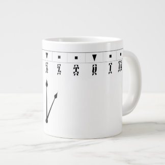Caneca De Café Grande Ethiopian Numeral Clock