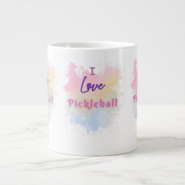 Caneca De Café Grande Eu Adoro Pickleball