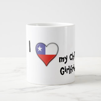Caneca De Café Grande Eu amo meu Namorada chileno