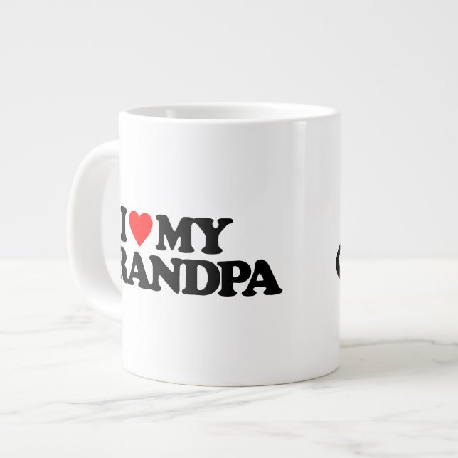 CANECA DE CAFÉ GRANDE EU AMO MINHA AVÓ (Frente Esquerda)