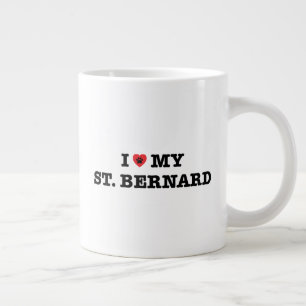 Caneca De Café Grande Eu Corto Minha Rua Bernard