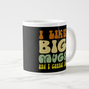Caneca De Café Grande Eu Gosto De Grandes Mugs E Não Posso Mentir