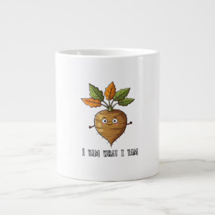 Caneca De Café Grande Eu Grito O Que Eu Sou Fofo E Fofo De Design De Out