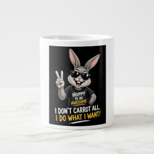 Caneca De Café Grande Eu Não Me Importo Com Cenoura