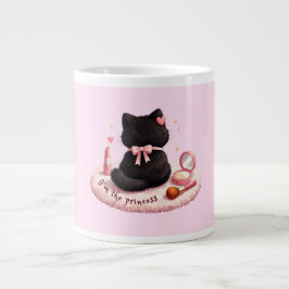 Caneca De Café Grande Eu sou a Princesa