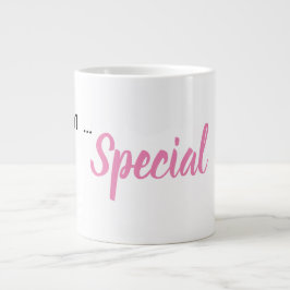 Caneca De Café Grande "Eu sou...Especial" Frase