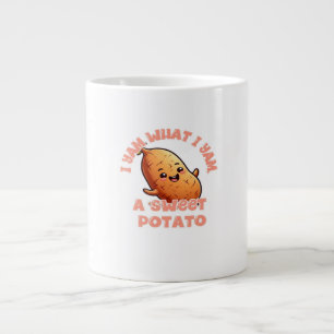 Caneca De Café Grande Eu Sou O Que Eu Sou, Um Clássico De Batata Doce