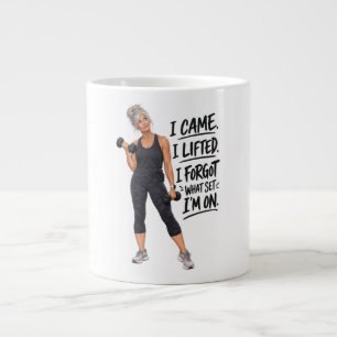 Caneca De Café Grande Eu Vim Eu Levantei Eu Esqueci Em Qual Série Estou