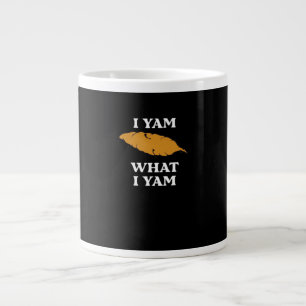 Caneca De Café Grande Eu Yam O Que Eu Sou - Batata Engraçada Arcaísmo