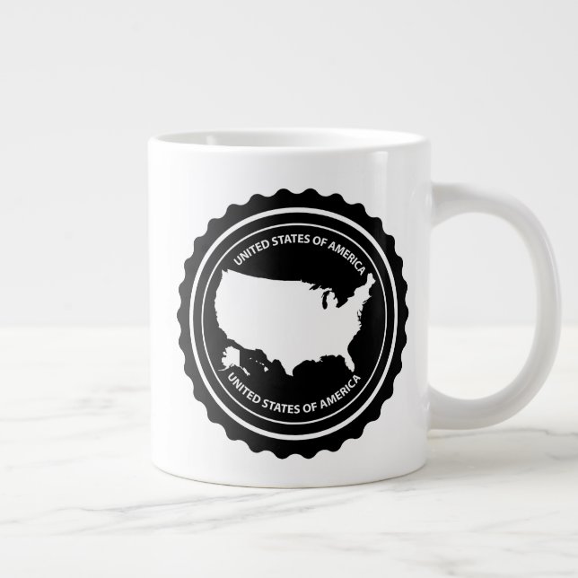 CANECA DE CAFÉ GRANDE EUA (Direita)