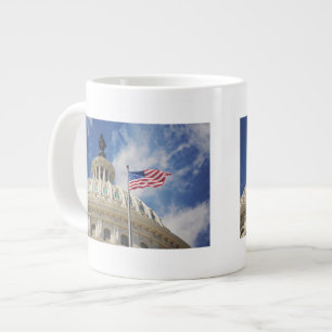 Caneca De Café Grande EUA, Colômbia, Washington DC, edifício do Capit