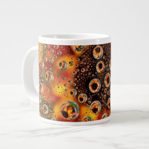 Caneca De Café Grande EUA, Colorado, Lafayette. Bolhas de água no vidro 