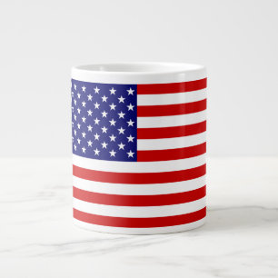 Caneca De Café Grande EUA Flag Jumbo Mug cn
