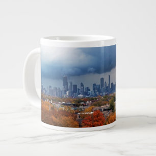 Caneca De Café Grande EUA, Illinois, Chicago, paisagem urbana