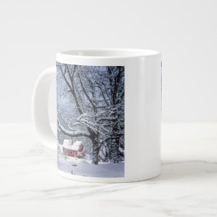 Caneca De Café Grande EUA, Oregon, Condado de Clackamas. Neve fresca cob