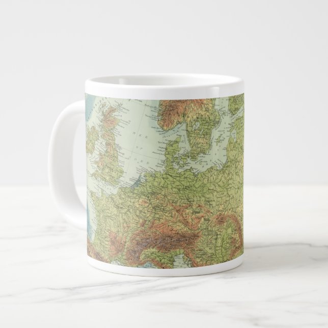 Caneca De Café Grande Europa 18 2 (Frente Esquerda)