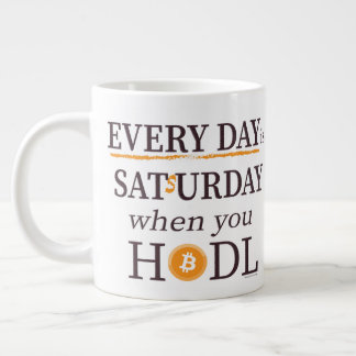 Caneca De Café Grande Every Day is Satsurday Jumbo Mug