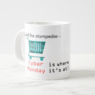 Caneca De Café Grande Evite os Stampeds