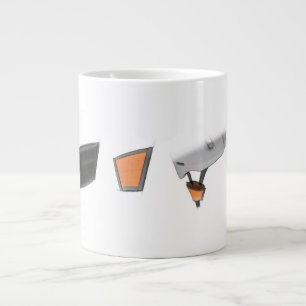 Caneca De Café Grande Evolução dos Terrenos