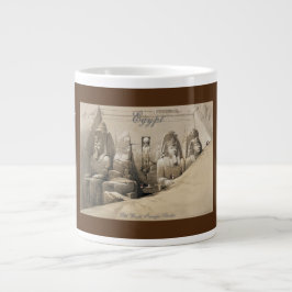 Caneca De Café Grande Excelente Templo de Abu Simbel II Jumbo Coffee Mug