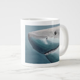 Caneca De Café Grande Excelente White Shark Specialty Mug - Multas e Caf