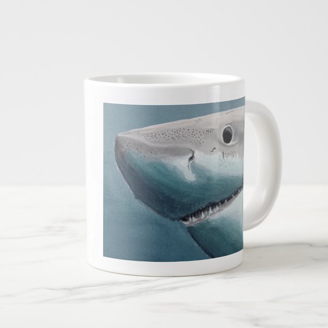 Caneca De Café Grande Excelente White Shark Specialty Mug - Multas e Caf (Criador carregado)