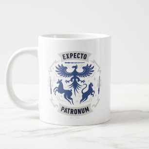Caneca De Café Grande Expecto Patronum Silhueta Gráfica Vintage