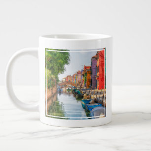 Caneca De Café Grande Explore o Charme Vibrante de Burano