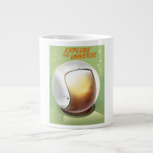 Caneca De Café Grande Explore o Universo