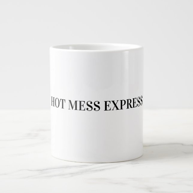 CANECA DE CAFÉ GRANDE EXPRESSO BAGUNÇADO (Frente)