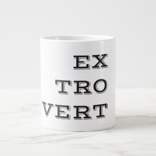Caneca De Café Grande Extrovert Specialty Mug