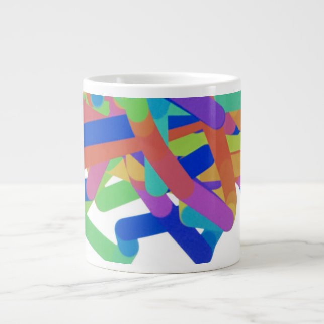 Caneca De Café Grande Eye Gaze Art Mug (Frente)