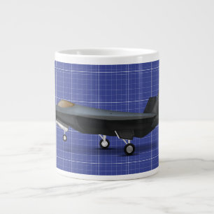 CANECA DE CAFÉ GRANDE F-22