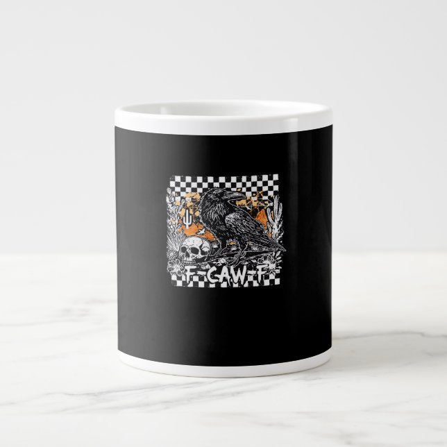 Caneca De Café Grande F-Caw-F Cool Retro (Frente)