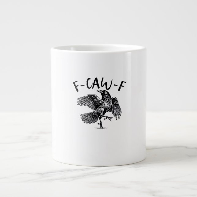 Caneca De Café Grande F Caw F Essential Classic Aesthetic (Frente)